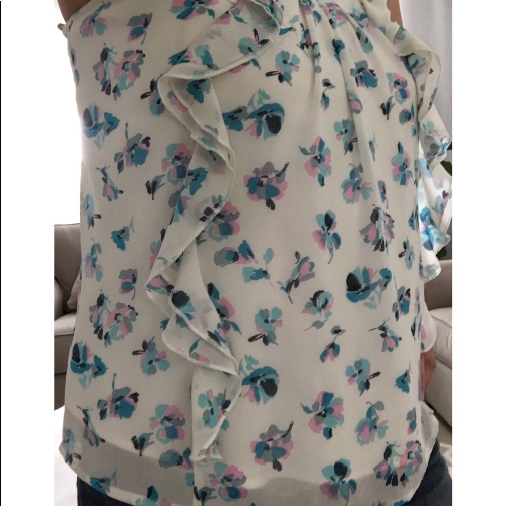 Lauren Conrad polyester flowy tank top